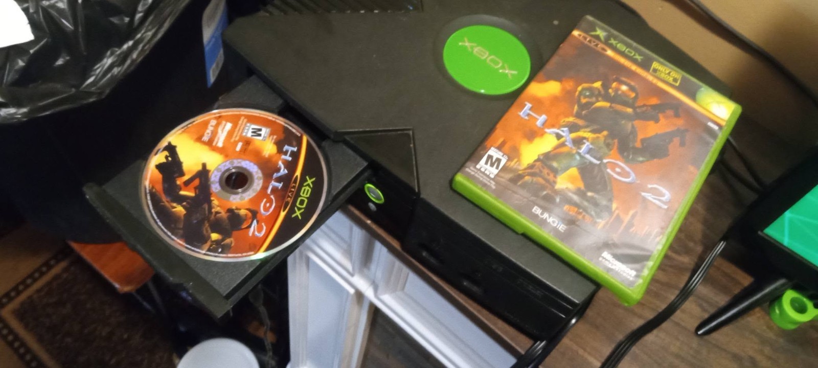 Microsoft Xbox Launch Edition 8GB Home Console – Black og tested working