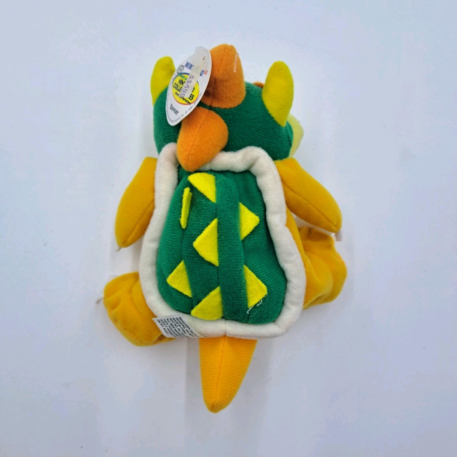 Vintage Plush Nintendo N64 BeanBag Figures Set of 4 Mario Yoshi Bowser NEW BD&A