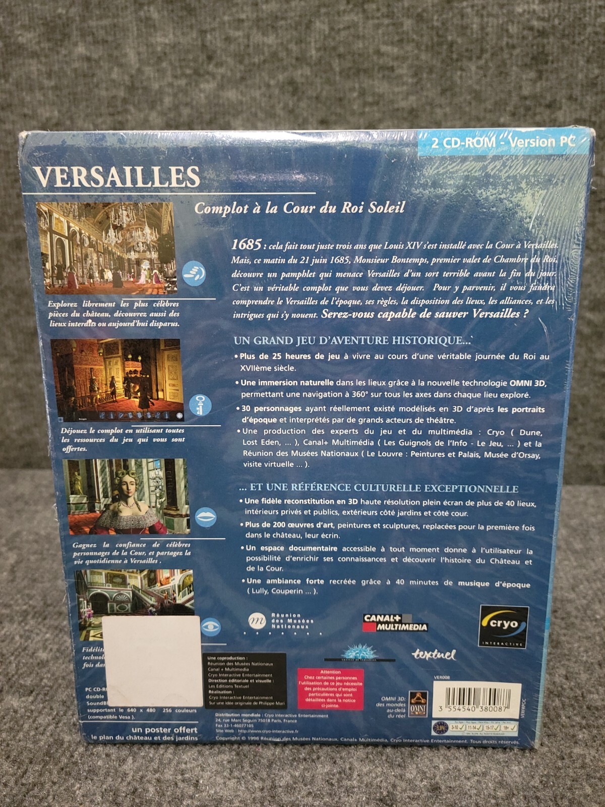 VERSAILLES Complot a la Cour du Roi Soleil CD-ROM