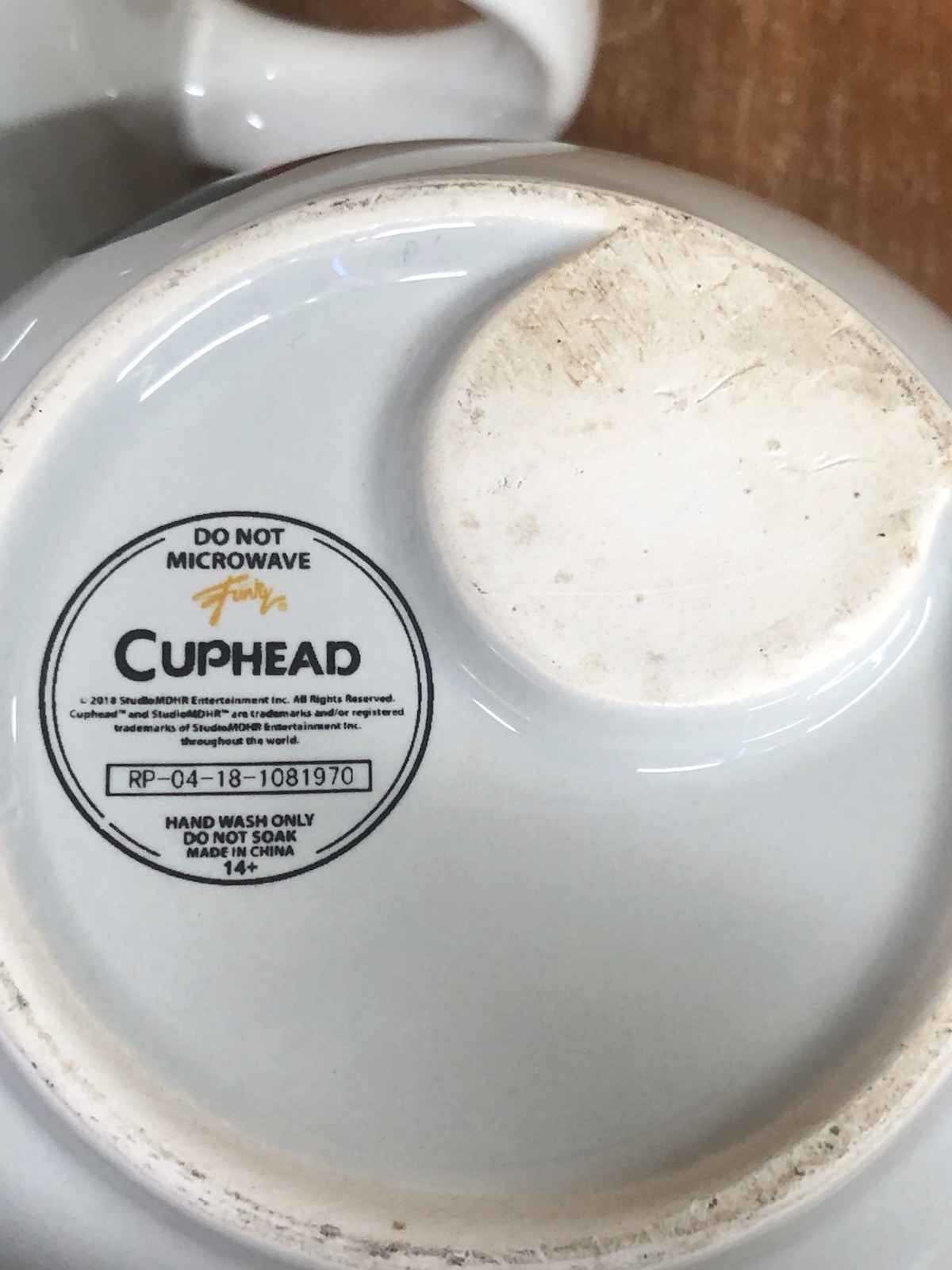 Cuphead And Mugman Collectible Mugs – No Ceramic Straws – Read Details –