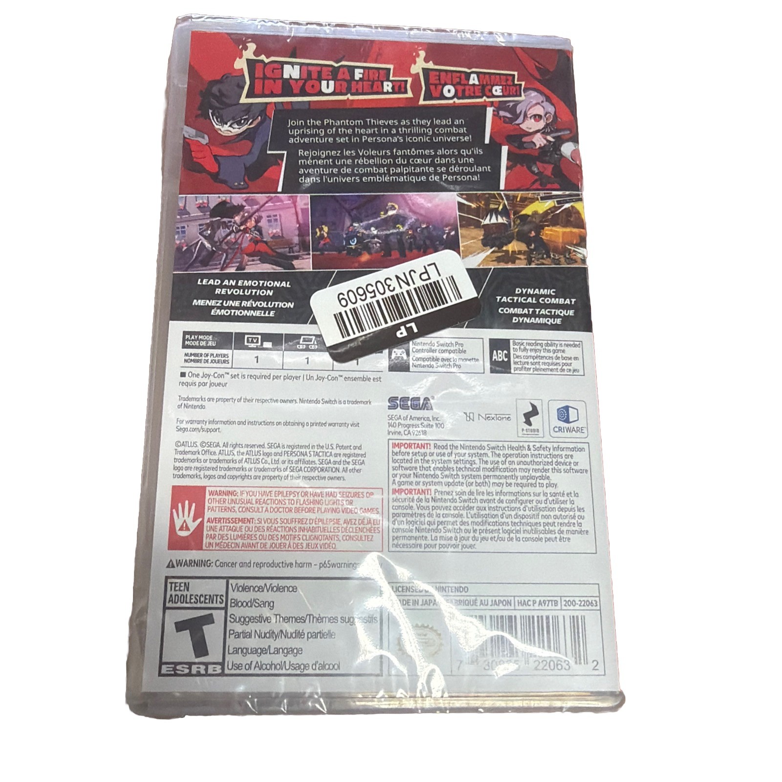 Persona 5 Tactica (Nintendo Switch, 2023)