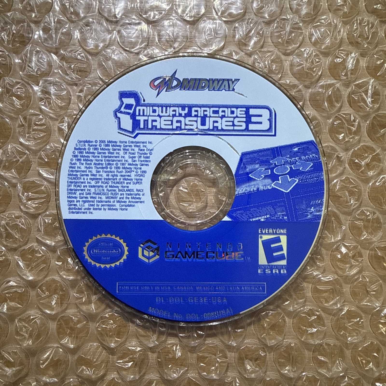 Midway Arcade Treasures 3 (Nintendo GameCube, 2005) Complete CIB Tested Working