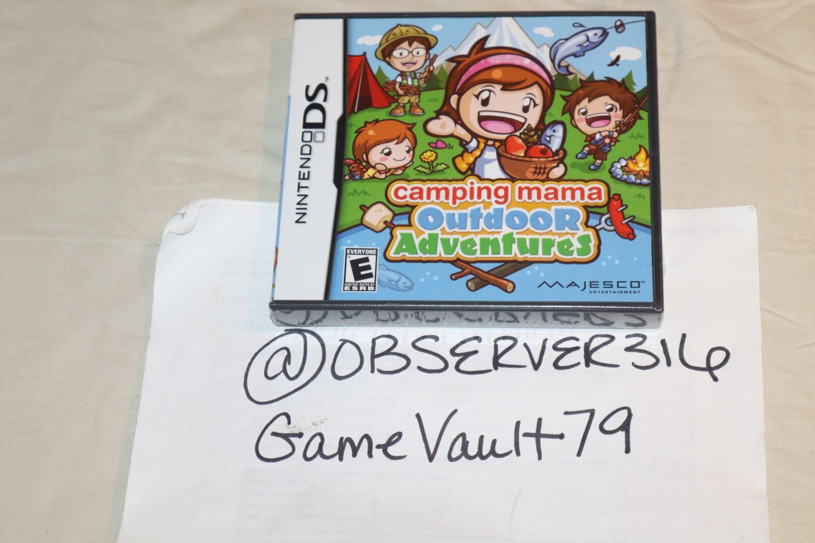 Camping Mama: Outdoor Adventures (Nintendo DS, 2011) NEW SEALED *READ*