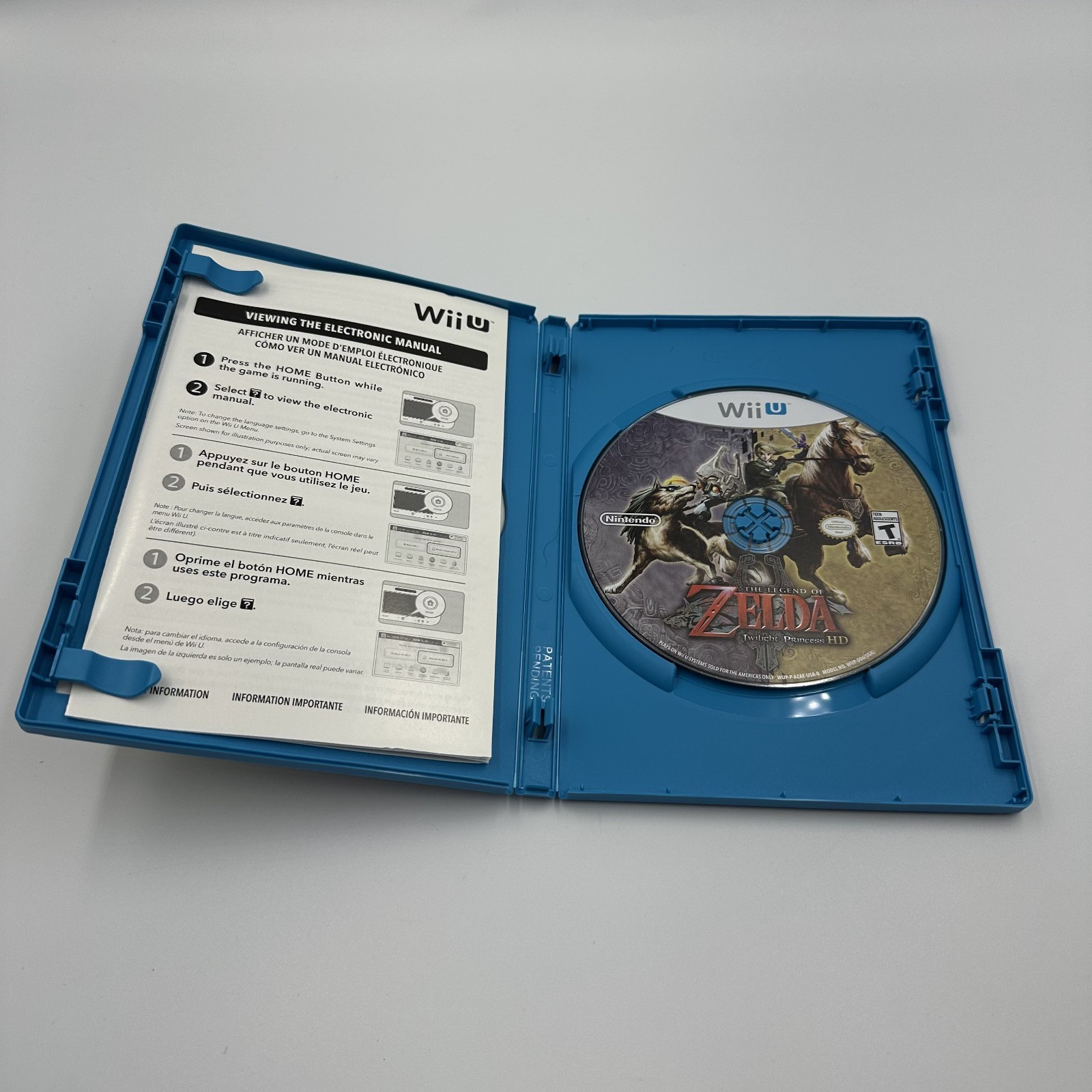 The Legend of Zelda: Twilight Princess HD (Nintendo Wii U, 2016) Complete CIB