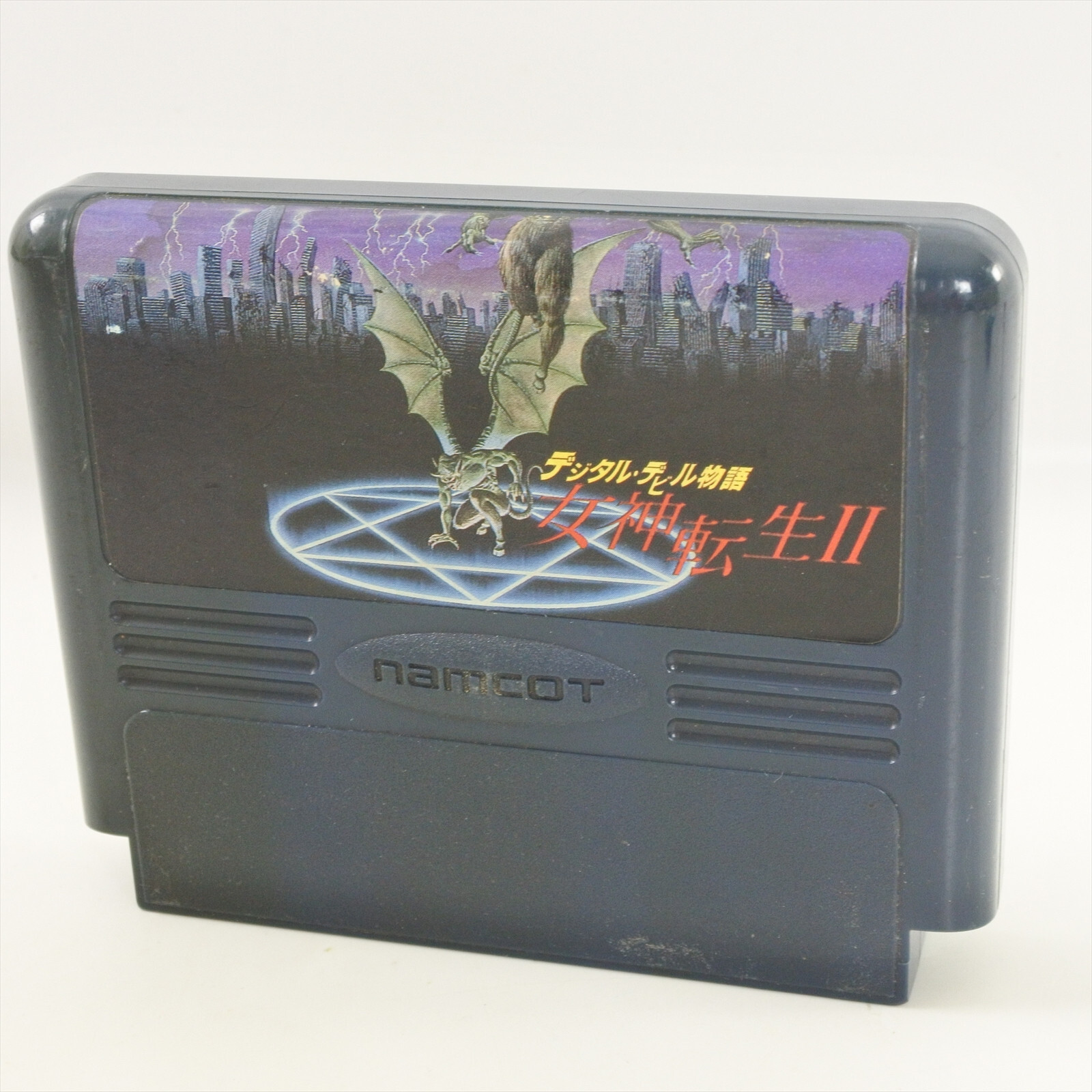 Famicom MEGAMI TENSEI II 2 Digital Devil Namcot Cartridge Only Nintendo 2228 fc