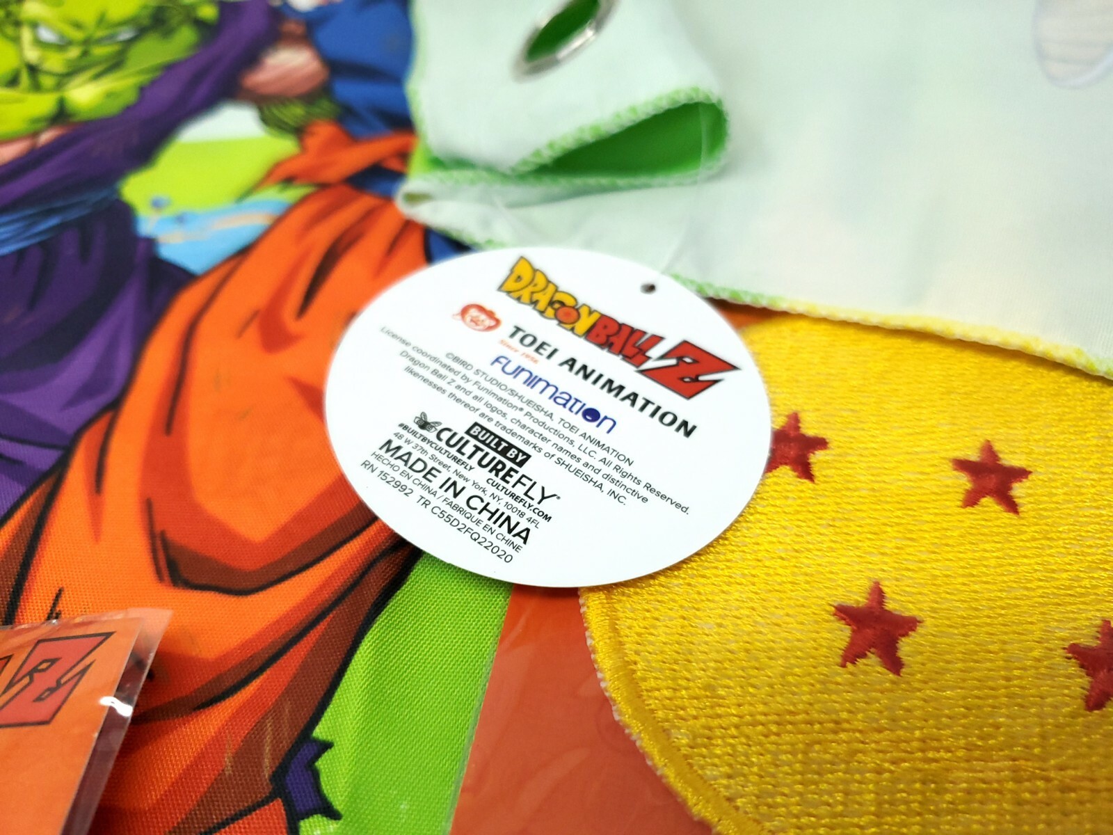 DRAGON BALLZ DBZ COLLECTORS BUNDLE by CULTURE FLY PIN, PATCH, CLOTH POSTER
