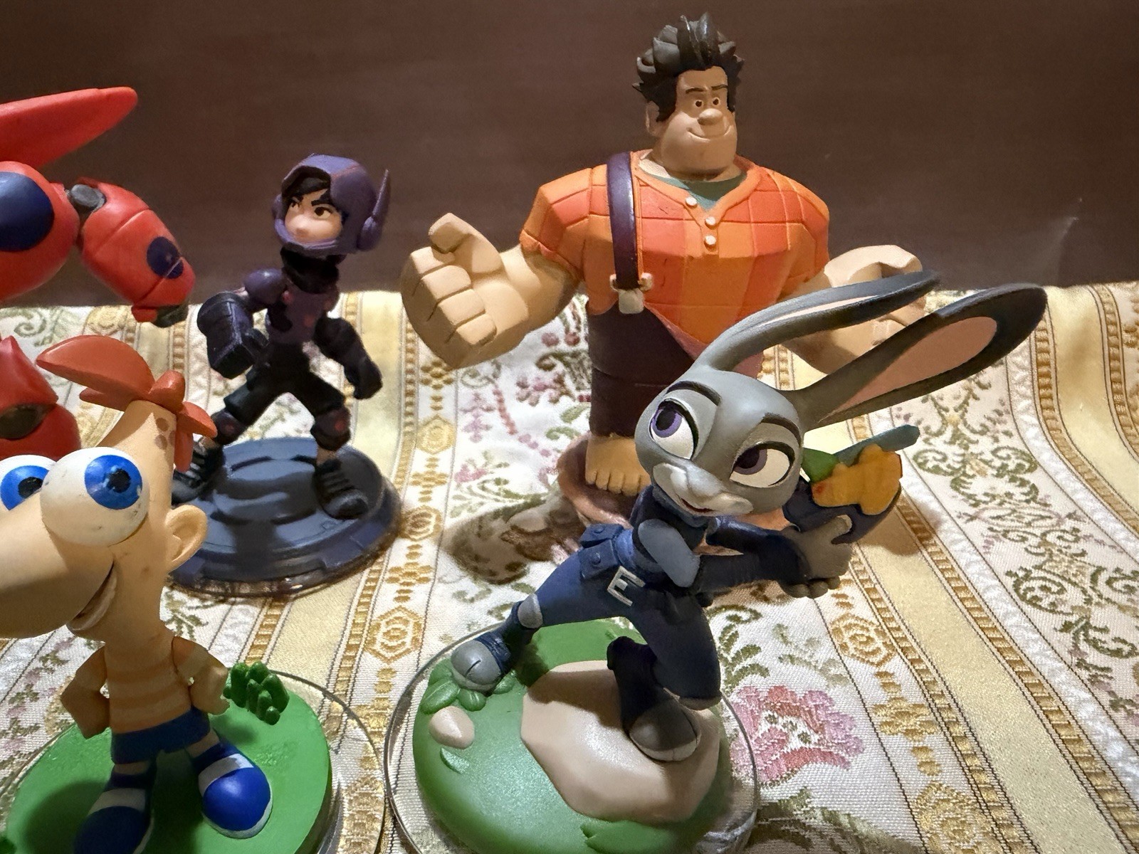 Disney Infinity Phineas Agent P Sorcerer Mickey Elsa Anna Merida Big Hero 6 LOT
