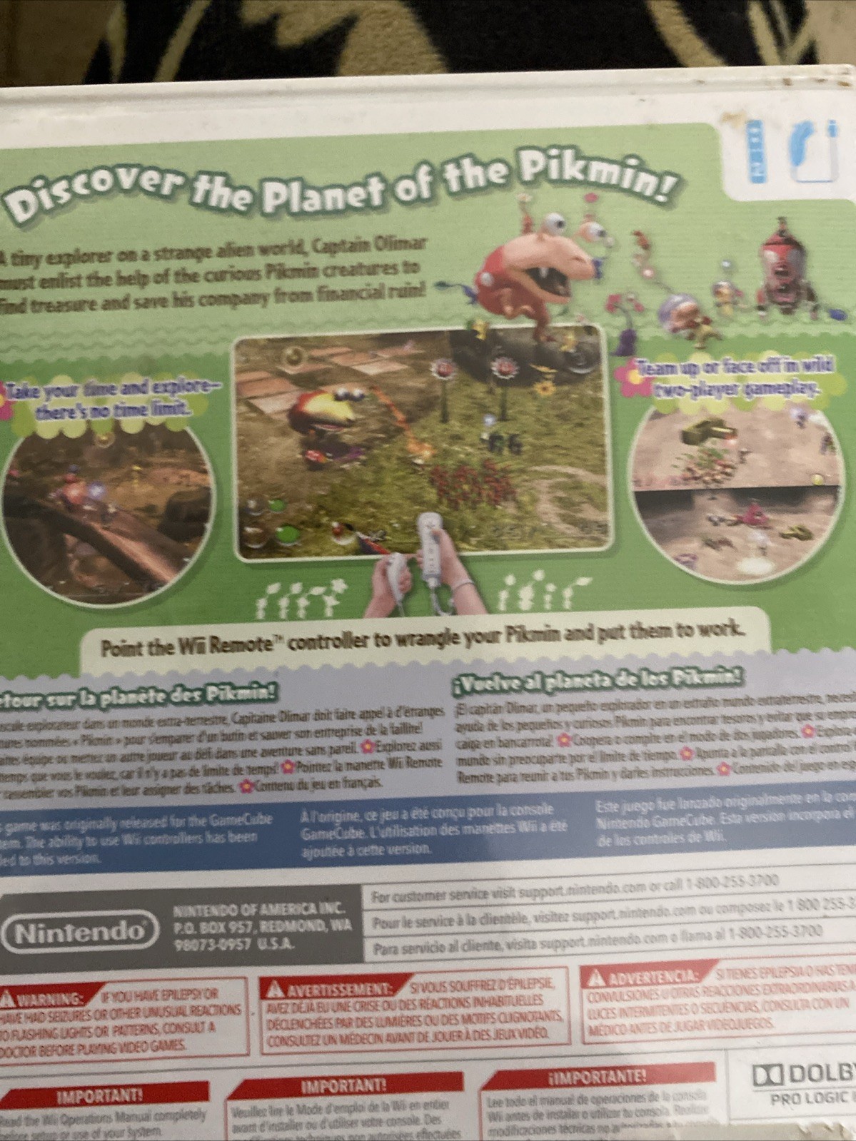 Pikmin 2 (Nintendo Wii, 2012) CiB Complete. Ships Fast!