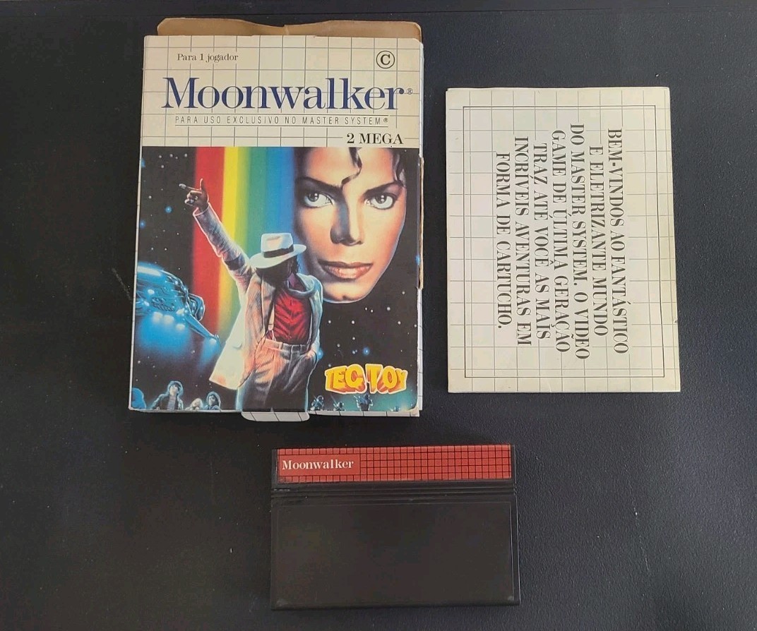 Michael Jackson’s Moonwalker (Sega Master System) TECTOY Brazil VERY RARE