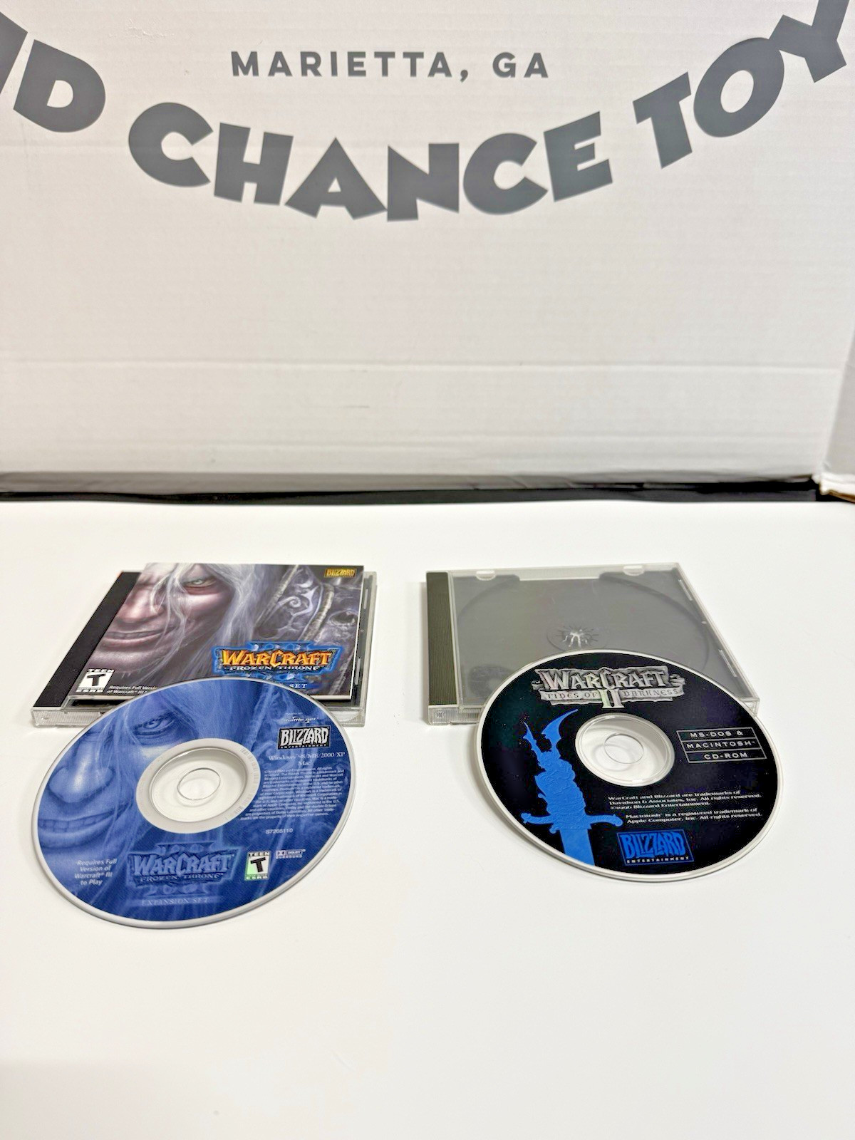 WarCraft II:Tides of Darkness /WarCraft III Frozen Throne Expansion Set – PC/Mac