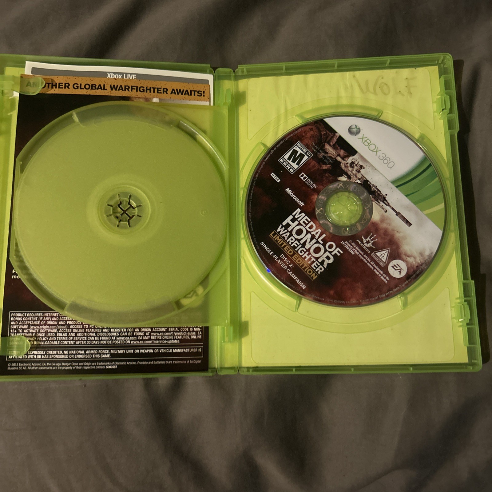 Medal of Honor: Warfighter — Limited Edition (Microsoft Xbox 360, 2012)