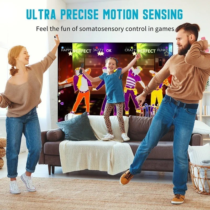 Built-in Motion Plus Wii Remote & Nunchuck Controller For Nintendo Wii / Wii U