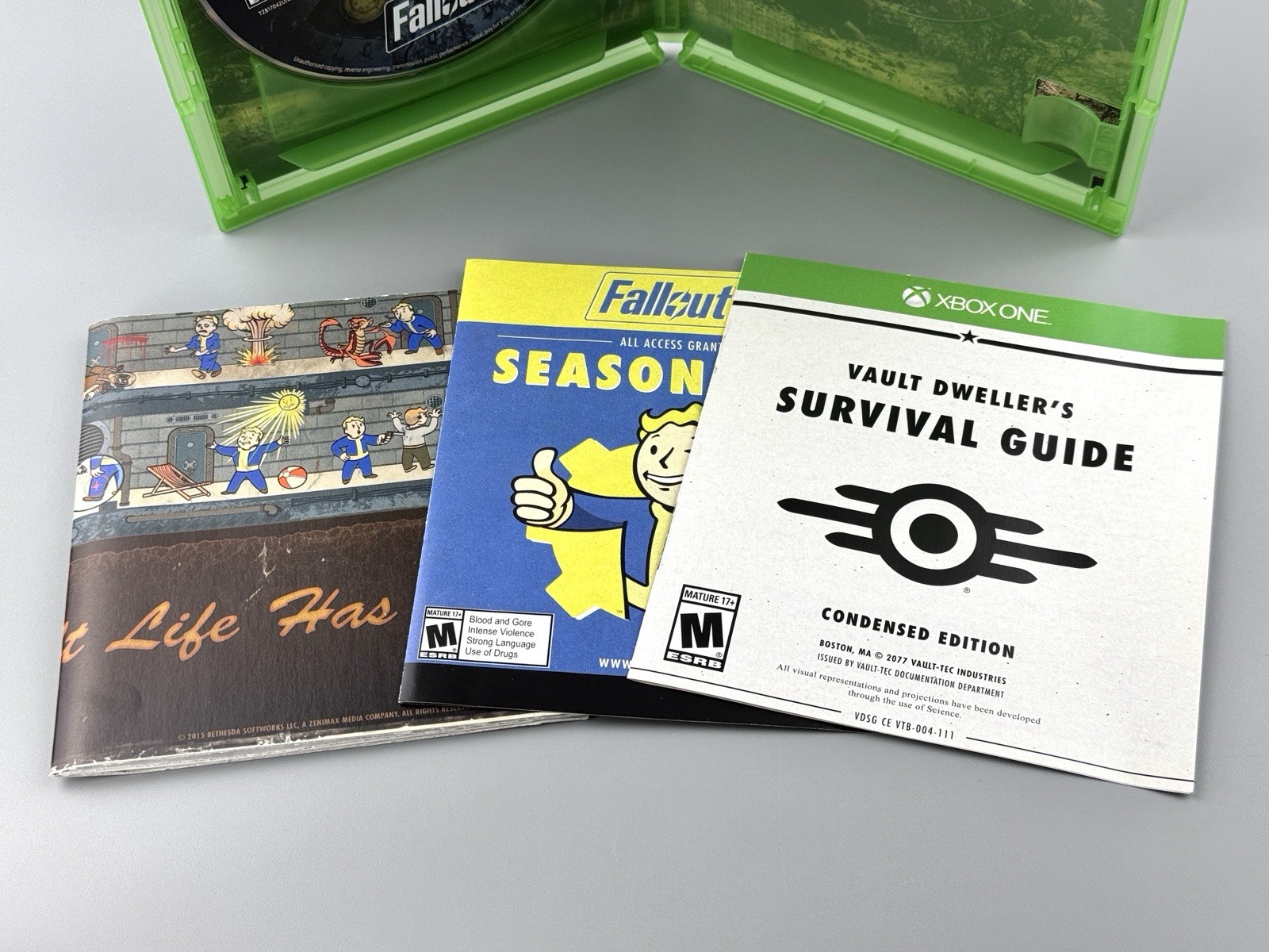 Fallout 4 (Microsoft Xbox One, 2015) CIB Complete, Cleaned & Tested