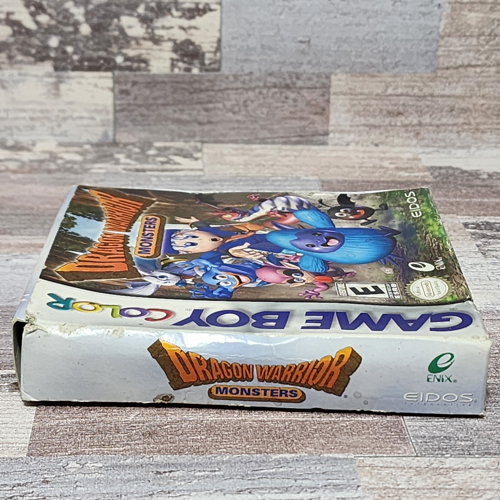 Dragon Warrior Monsters (Game Boy Color, 2000) Box & Manual Only *NO GAME*