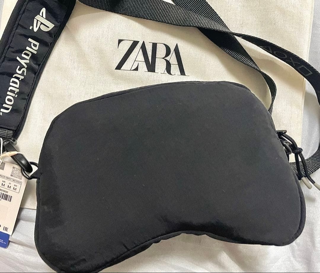 ZARA Sony PlayStation Controller Style Crossbody Bag NEW 2026 JAPAN 12 x 21 x 6