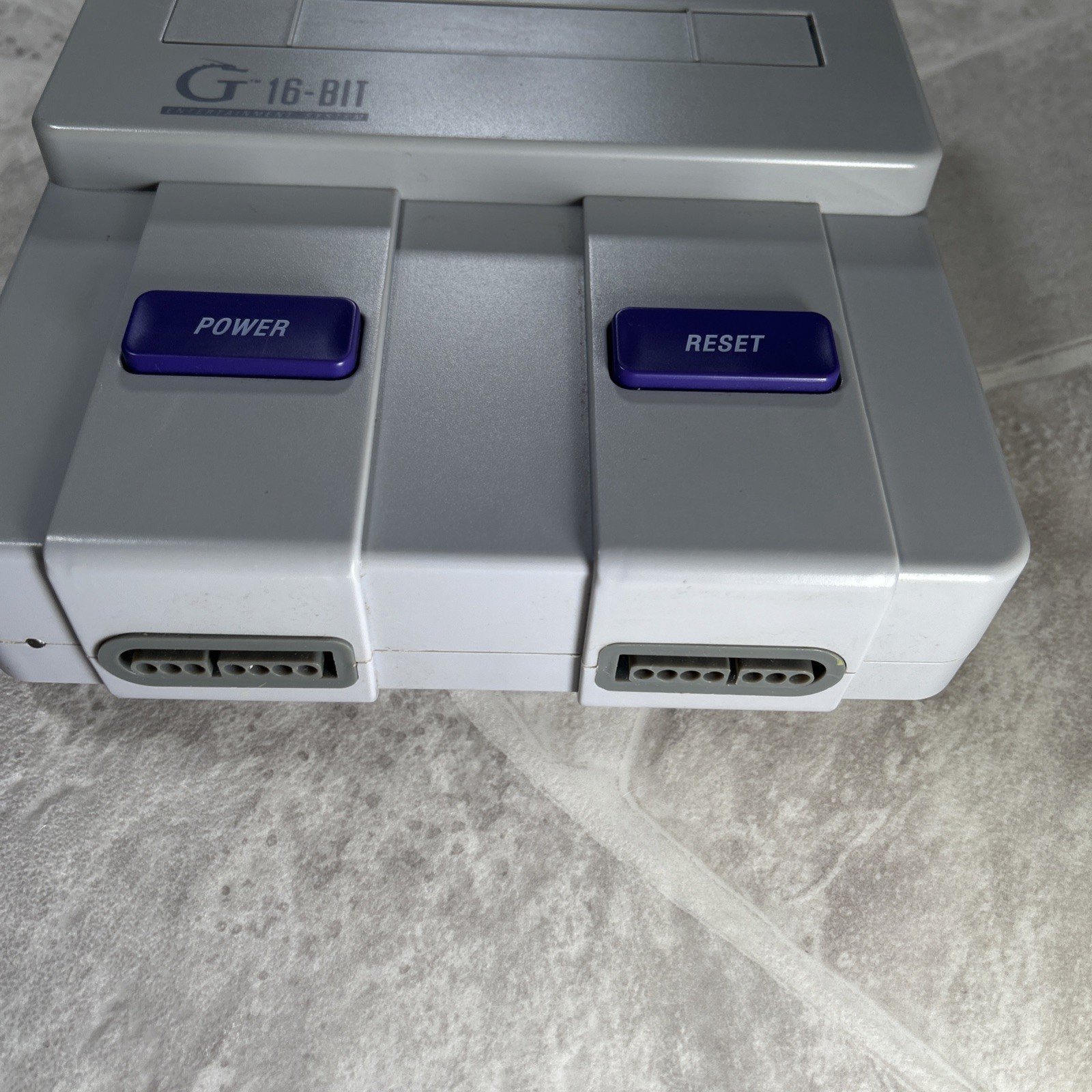 Gamerz Tek 16-Bit Entertainment System Gaming Console – Untested