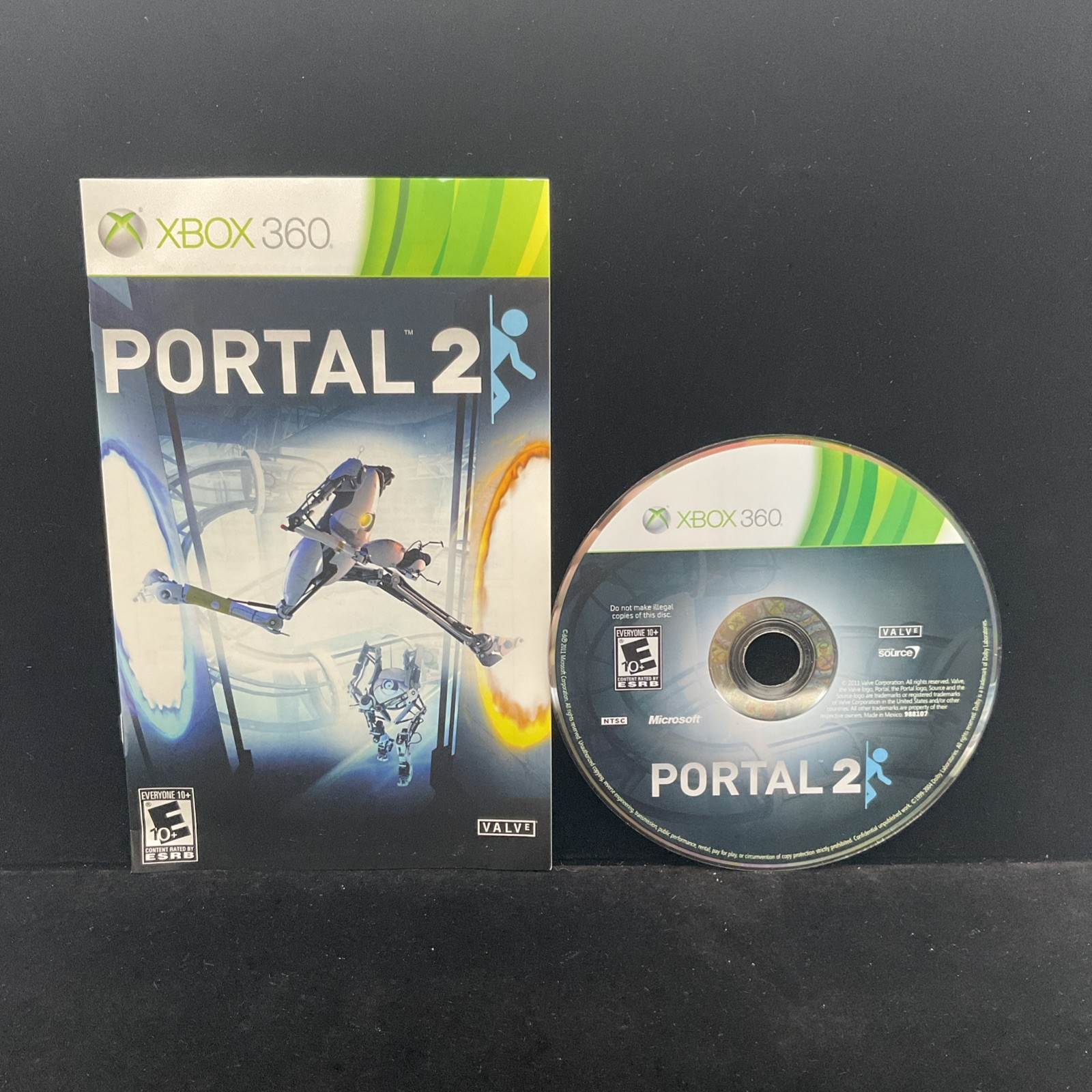 Portal 2 (Xbox 360) Tested & Complete CIB Clean 1 YR Warranty Refurbished