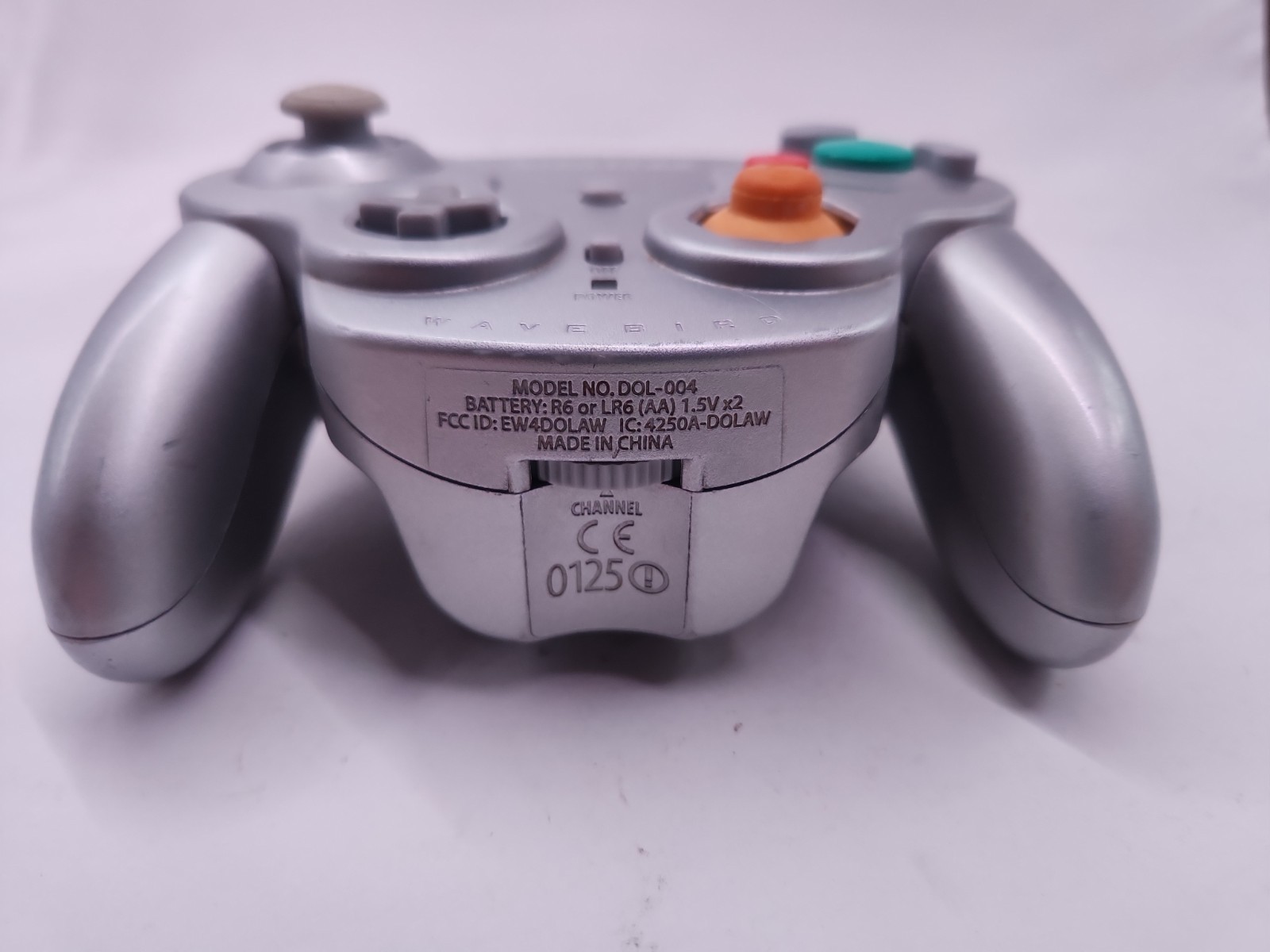 Nintendo Gamecube Wavebird Wireless Controller Platinum DOL-004 No Dongle