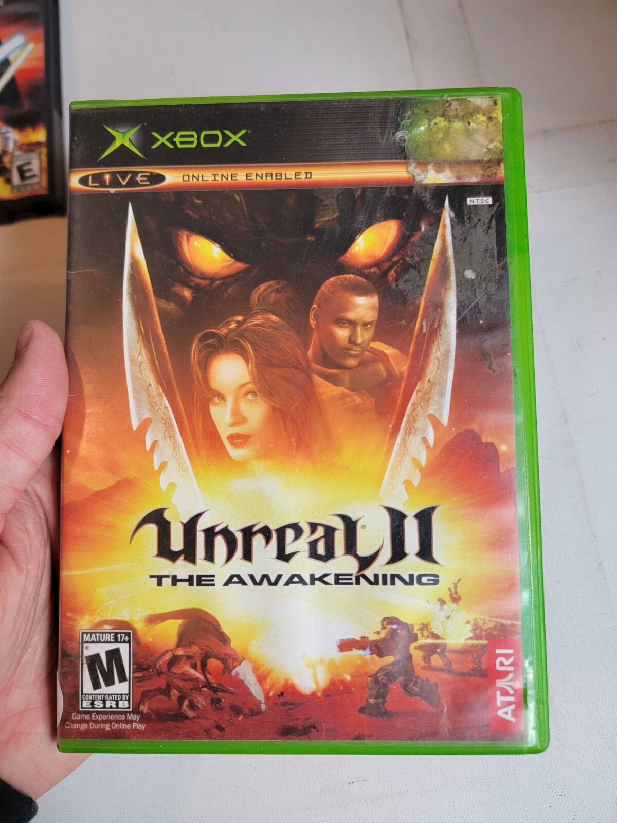 Unreal II 2 The Awakening Microsoft Original Xbox 2004 Vintage Video Game
