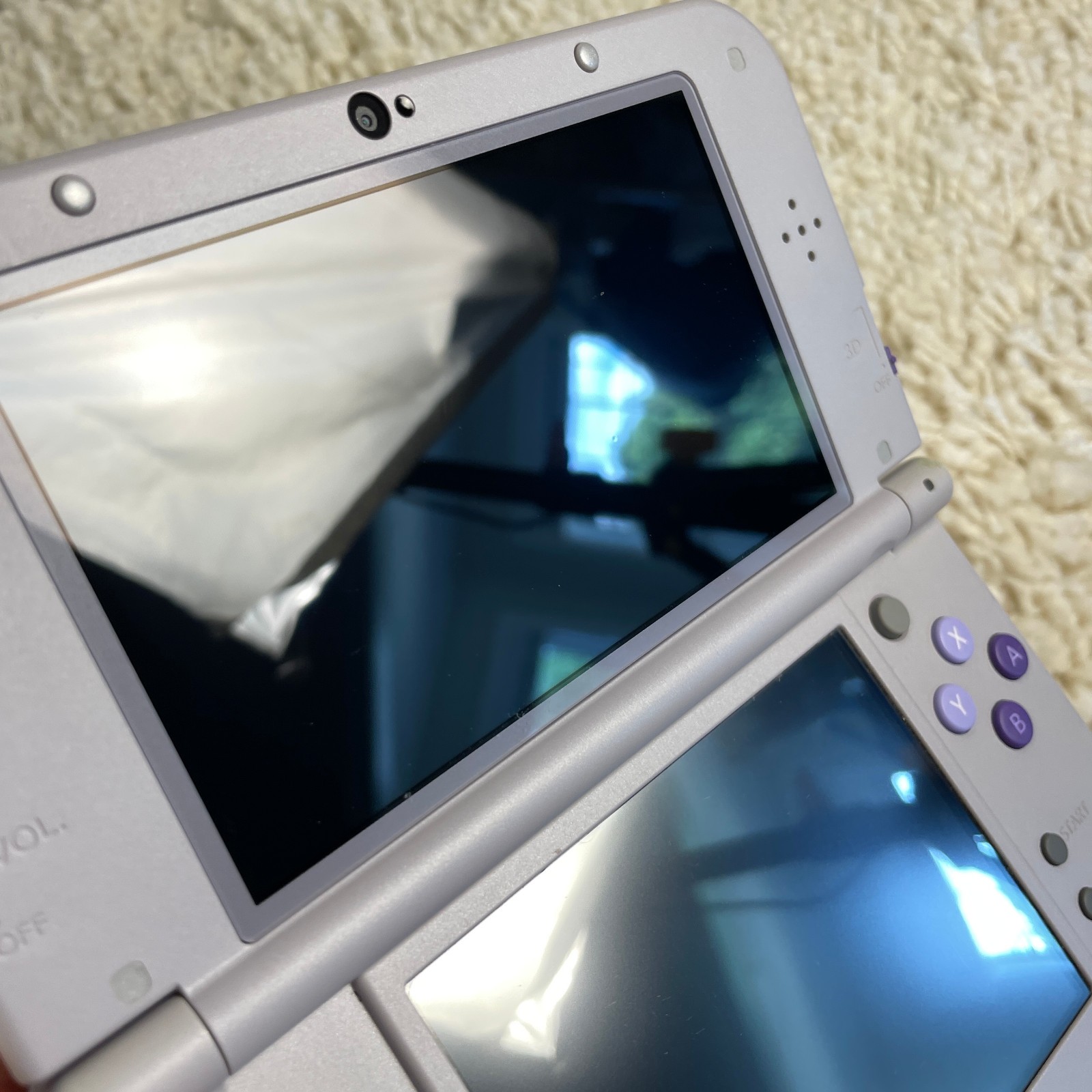 Nintendo New 3DS XL Super Nintendo SNES Edition Gray Purple NTSC RED-001 Tested