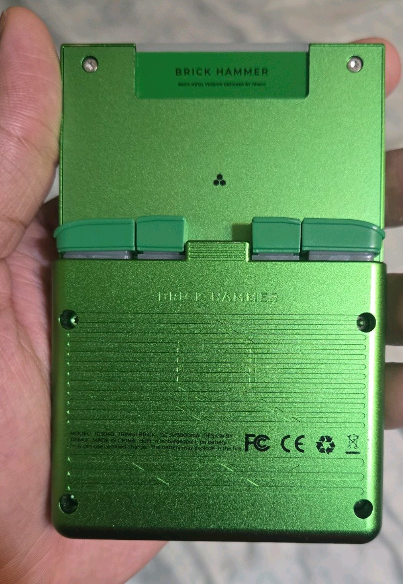 Trimui Brick Hammer Green 128gb Sd Card No Games Used *READ DESCRIPTION*