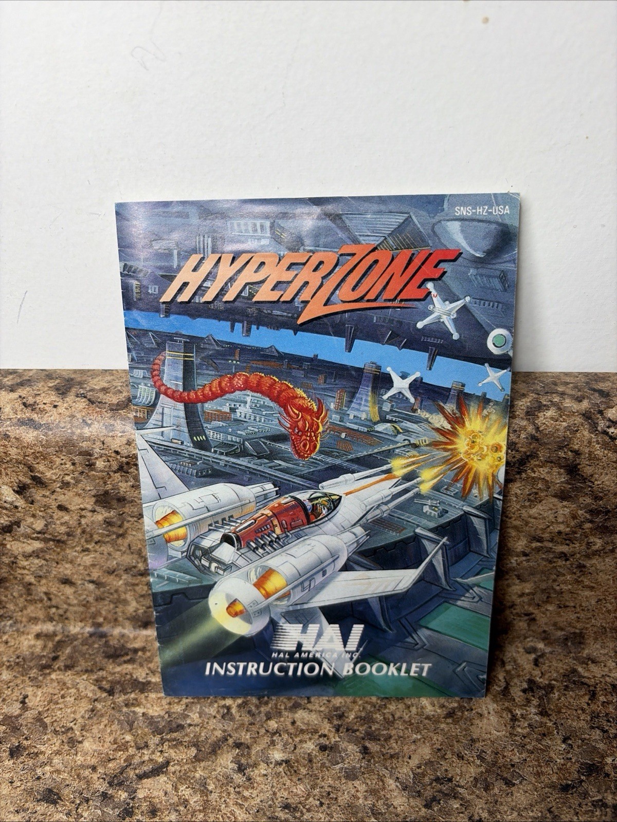 HyperZone Super Nintendo SNES Instruction Manual Booklet ONLY Hyper Zone