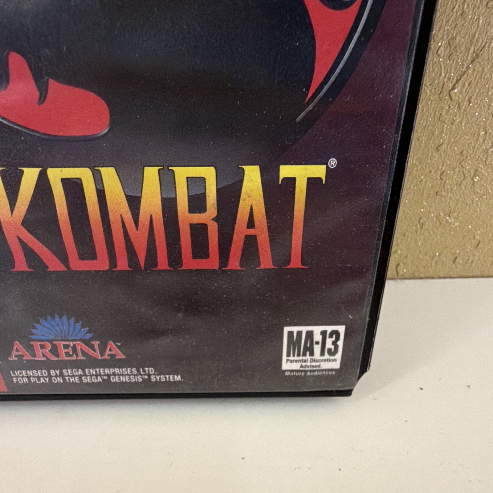Mortal Kombat Sega Genesis 1992 NTSC-U/C Fighting MA-13 w/ Manual (Arena)