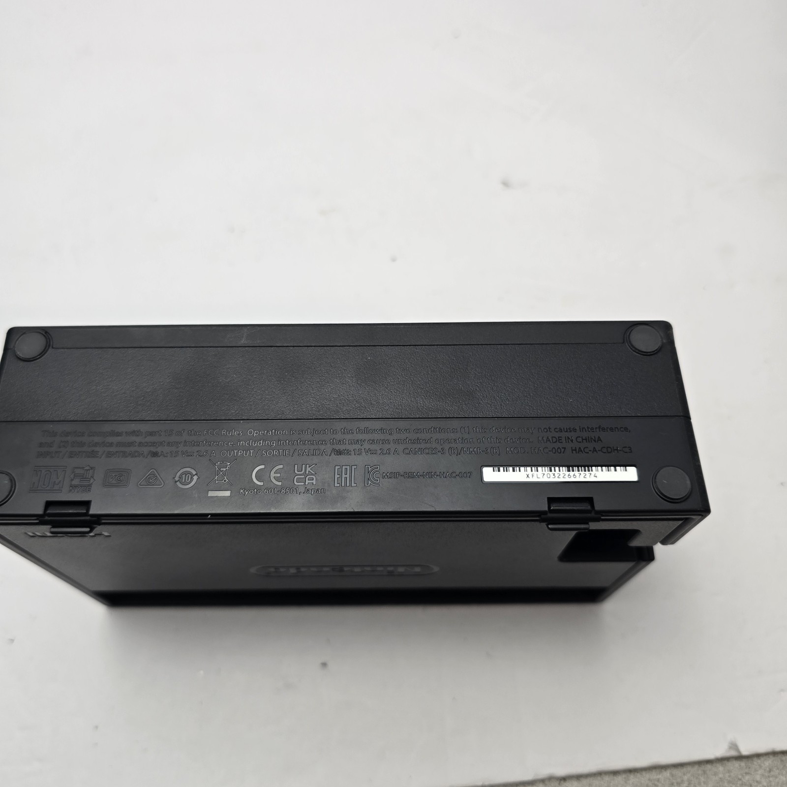 Official Genuine Nintendo Switch Docking Station HAC-007 OEM Black #3