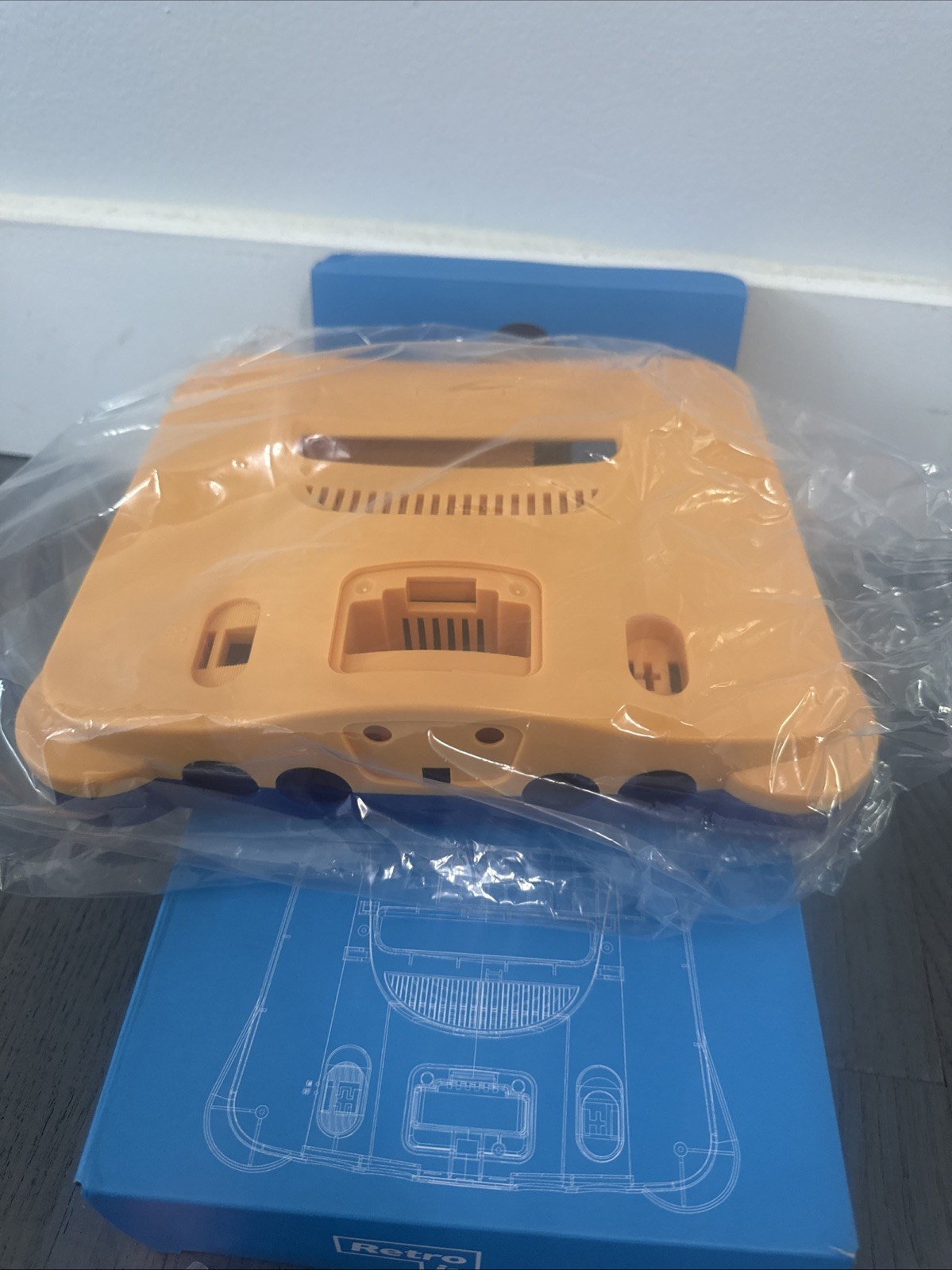N64 Full Replacement Console Shell Housing Yellow & Blue Pokemon Nintendo 64