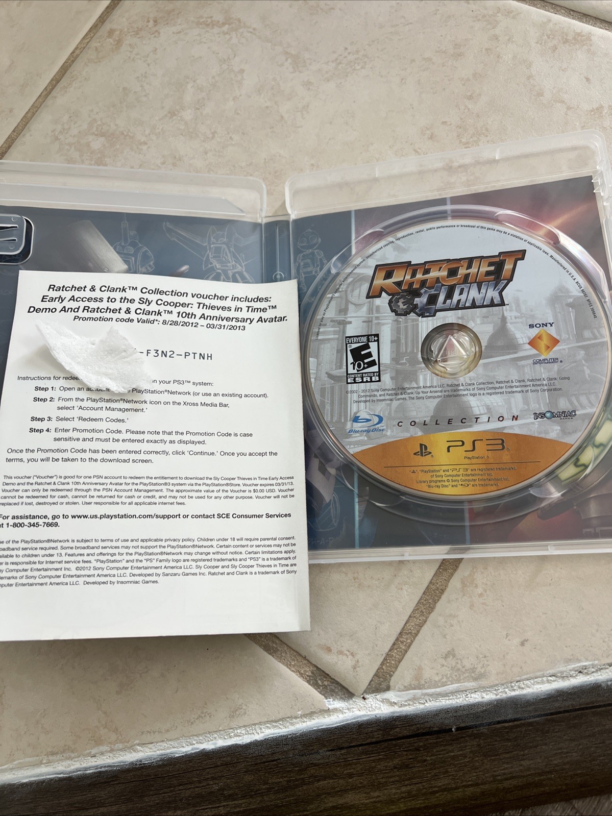 Ratchet and Clank Collection (Sony Playstation 3 PS3) Disc and Case