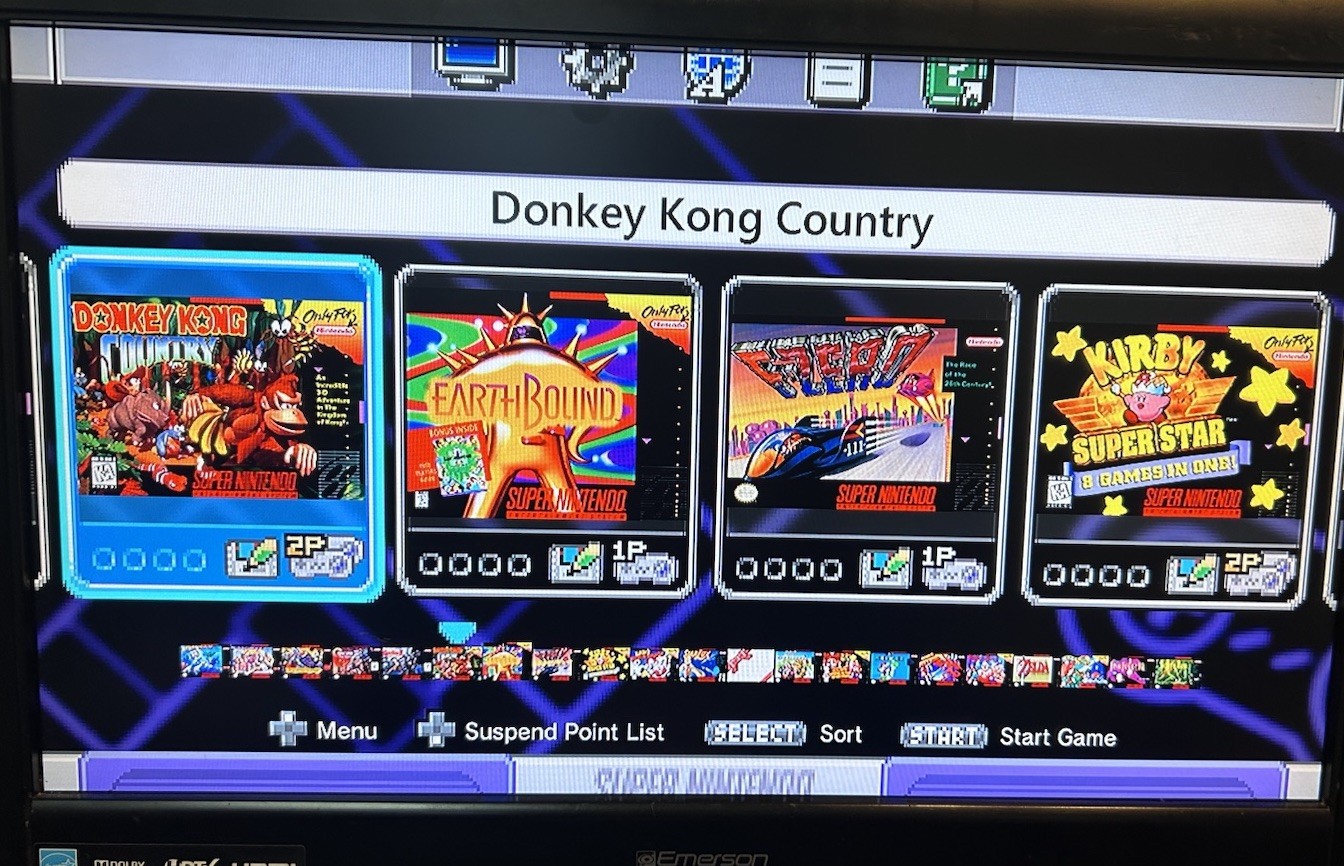 Nintendo SNES Classic Mini CLV-201 21 Built-In Games OEM Controller + Wireless
