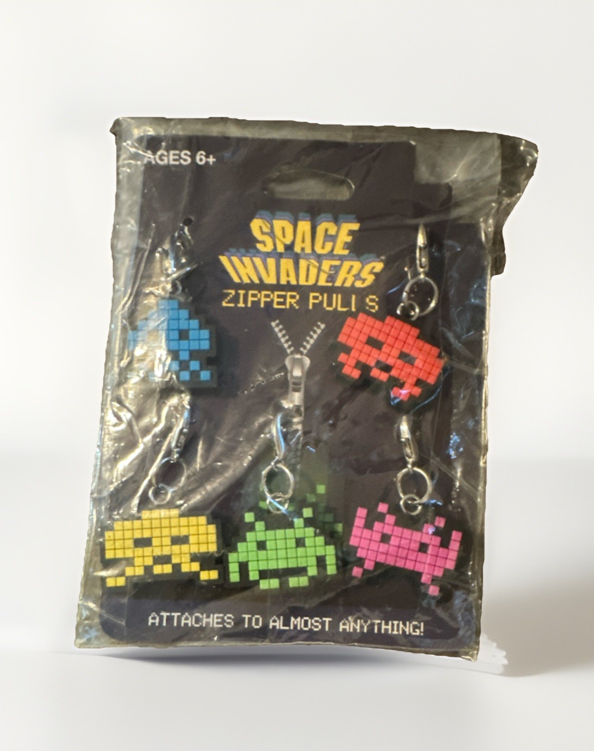 The Coop Space Invaders Zipper Pulls 5-Pack Zipper Pull Accessories