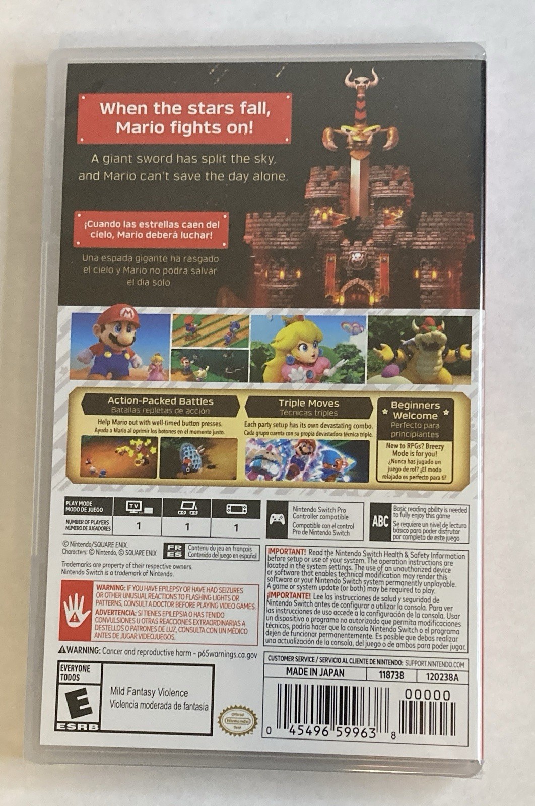 Super Mario RPG – Nintendo Switch – Brand new and Sealed