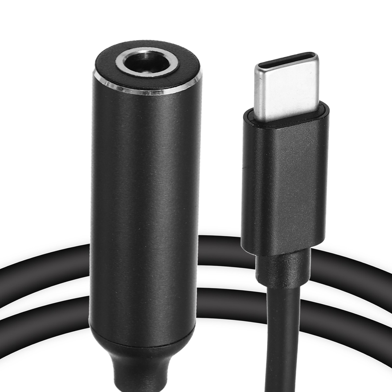 0.6FT USB C to DC PD Power Fast Charging Cable, 5.5mmx2.5mm 65W/5V/9V/20V(Black)