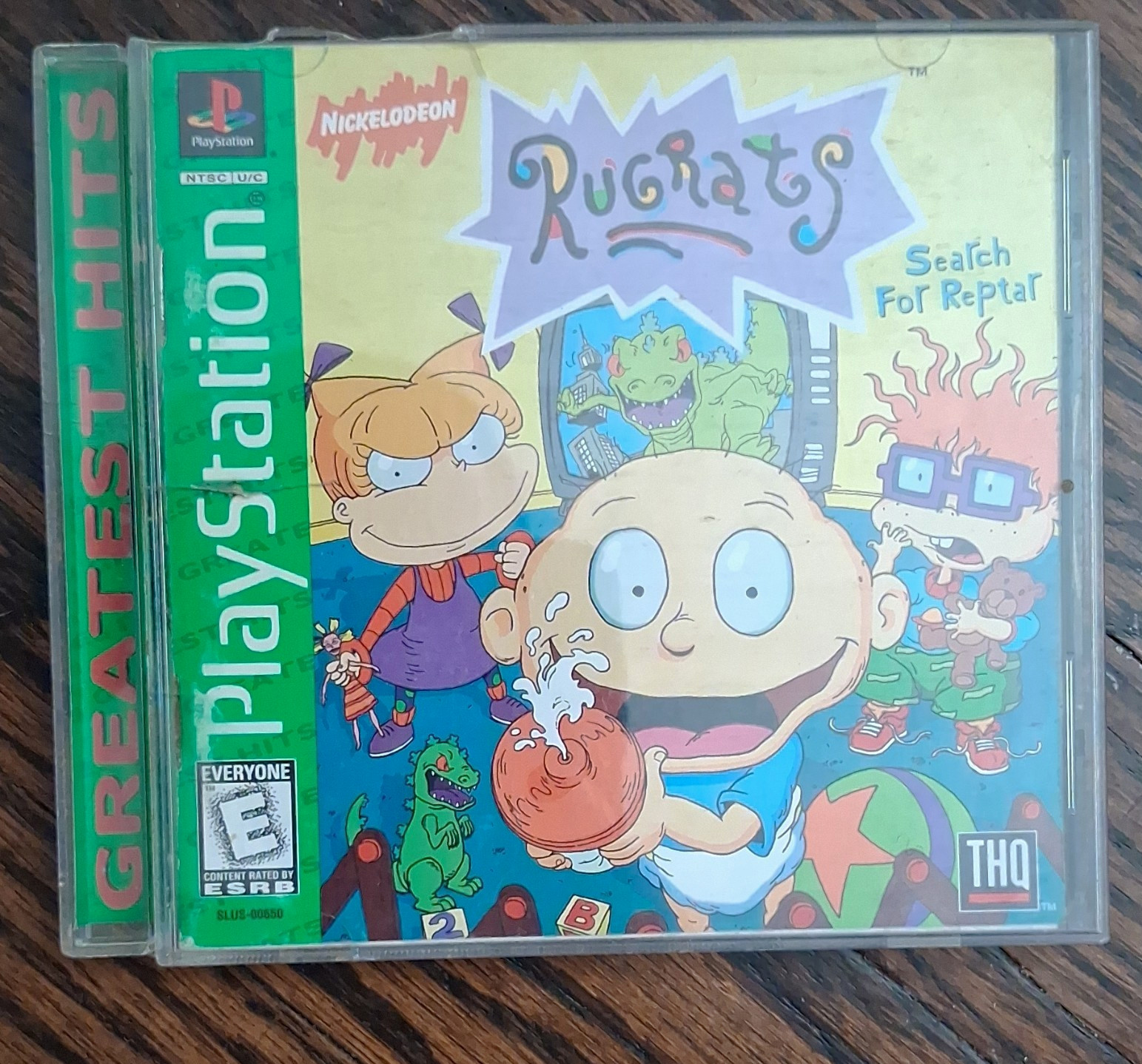THQ Rugrats: Search for Reptar Greatest Hits PS1 NTSC-U/C E Platformer