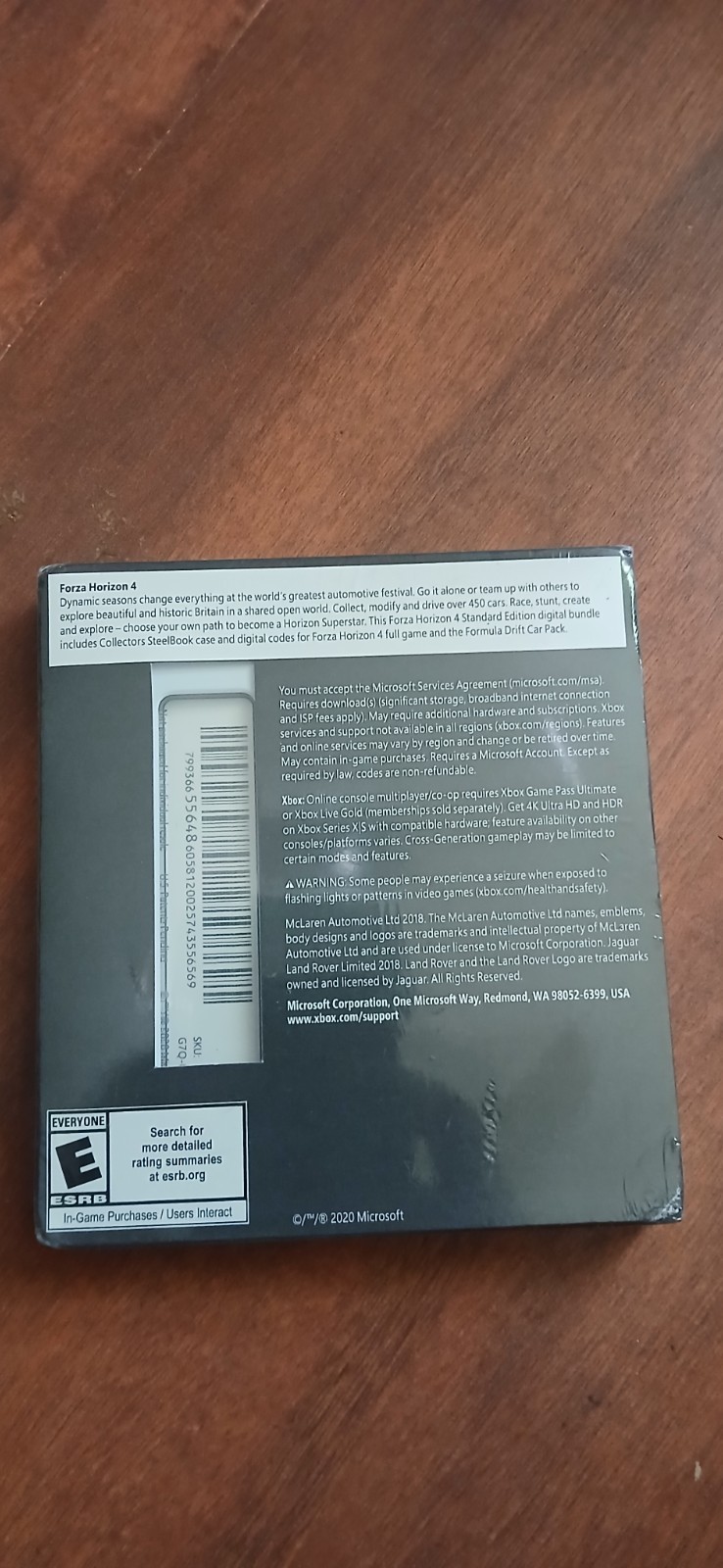 Forza Horizon 4 Collectors Mini Steelbook Edition Xbox One Digital NEW SEALED
