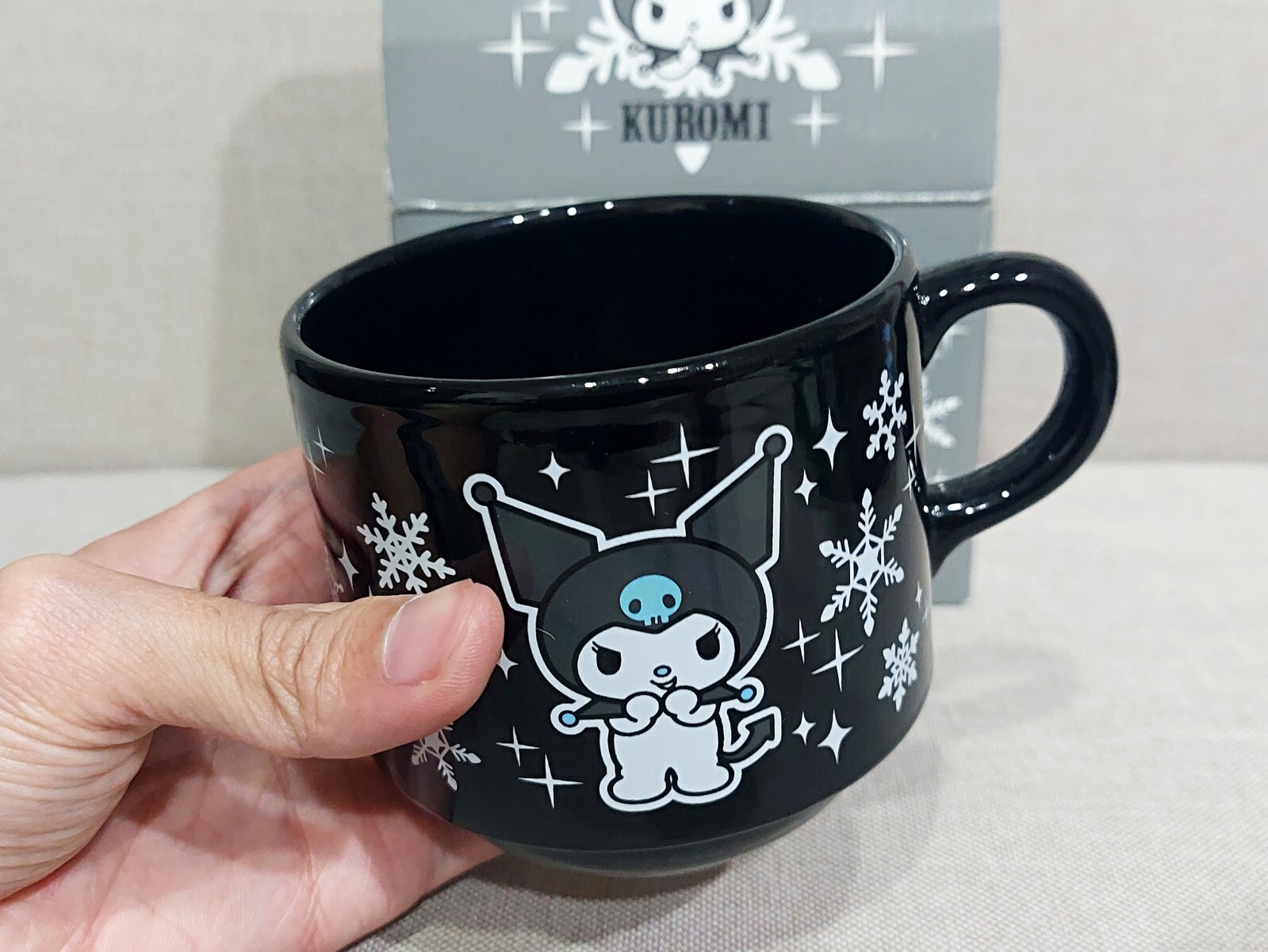 My Melody Kuromi Mug Cup Sanrio Smiles 2006 Japan 3.4 x 4.5 x 3.2in