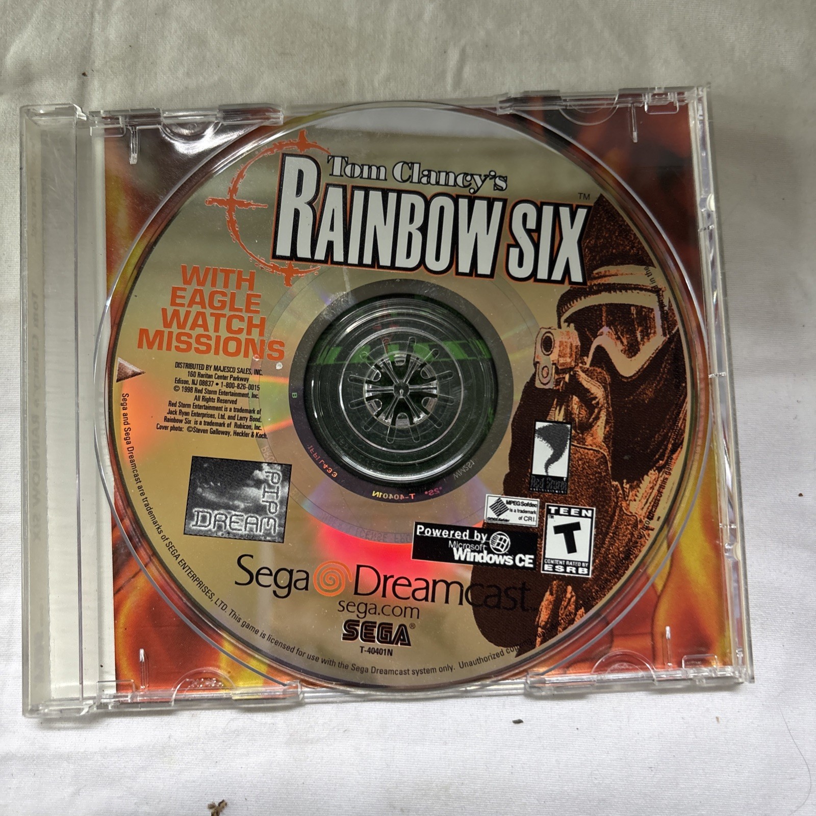 Tom Clancy’s Rainbow Six (Sega Dreamcast, 2000) Complete