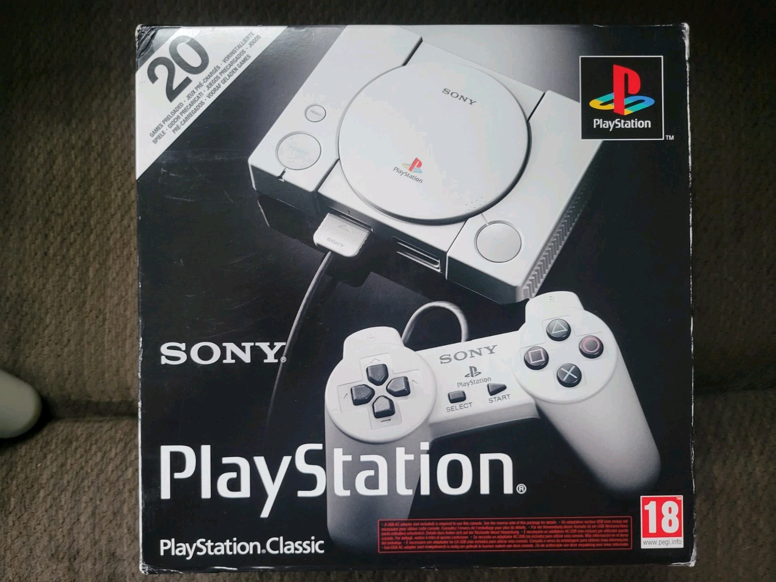 Sony PlayStation Classic Console Gray – Complete – OPEN BOX