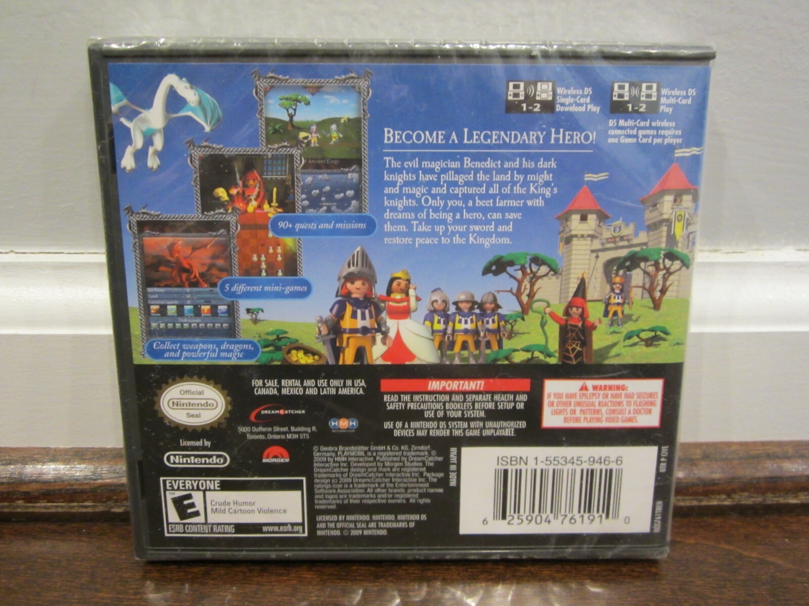 Playmobil Knights (Nintendo DS, 2010) SEALED