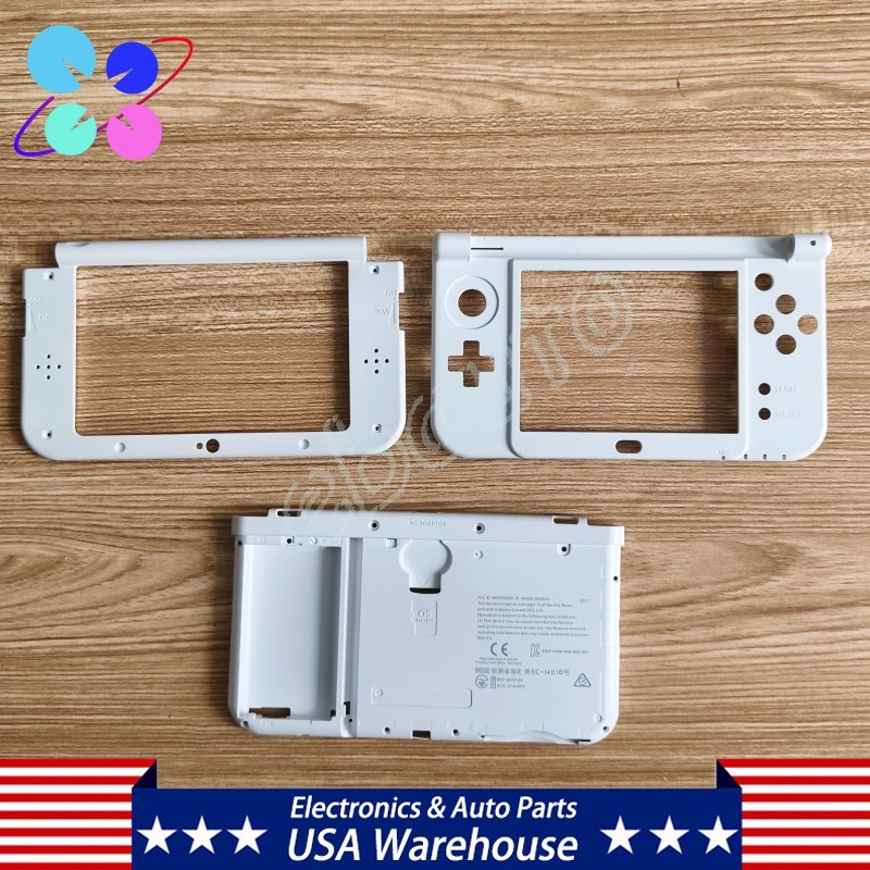 3in1 Top Middle Frame Bottom Housing Shell Case Cover For Nintendo New 3DS XL LL