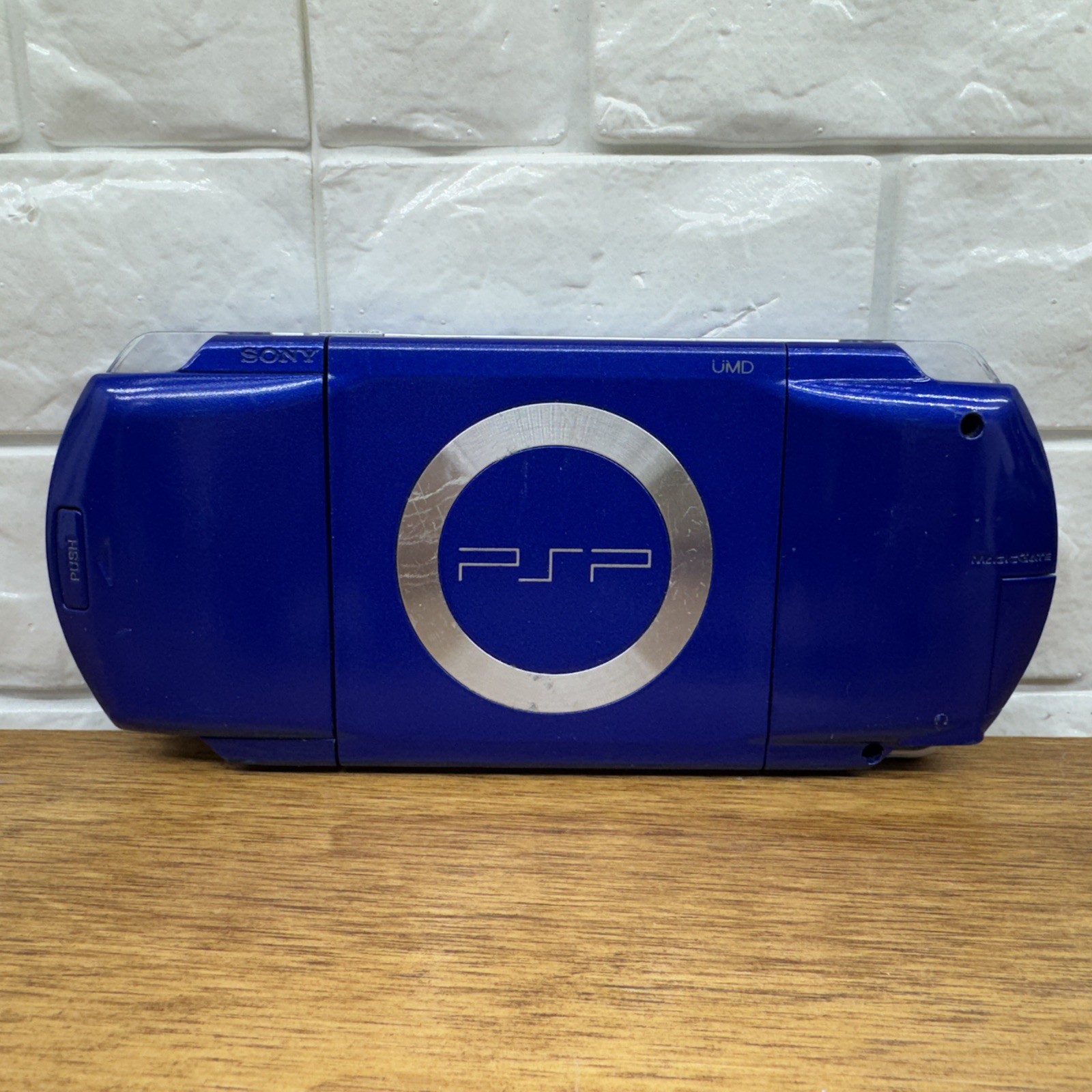 Sony Playstation PSP 1000 Blue Handheld System Console For Parts Repair