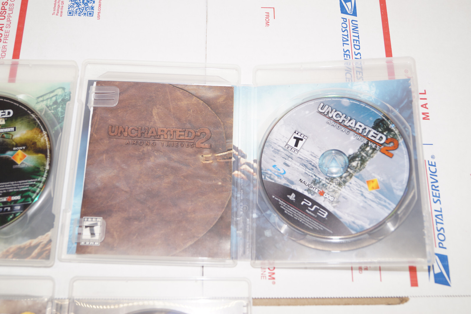 Sony PlayStation 3 PS3 Uncharted 1 2 3 Trilogy Bundle Lot Action Game Complete