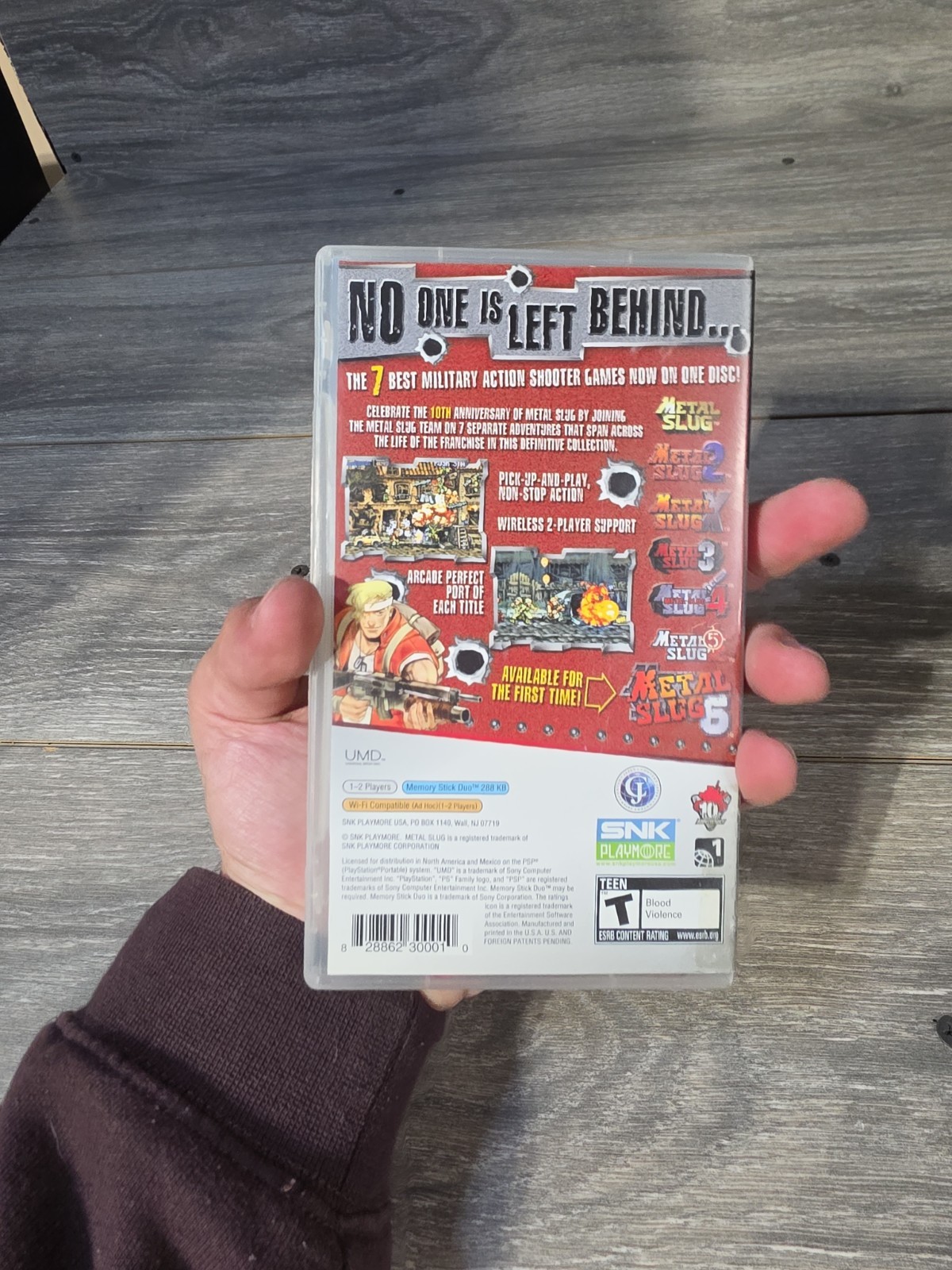 Metal Slug Anthology (Sony PSP, 2007) CIB Complete In Box- Tested And Working
