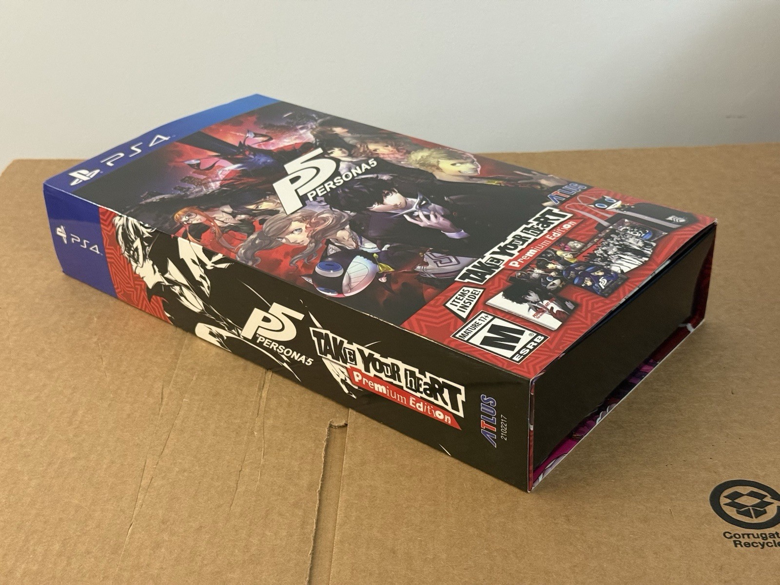 Persona 5 Take Your Heart Premium Edition PS4 NO GAME ALL OTHER ITEMS UNUSED