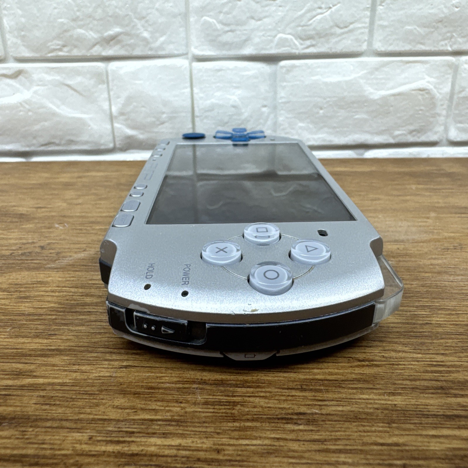 Sony PSP-3000 Portable Mystic Silver Handheld System Parts/Repair Untested
