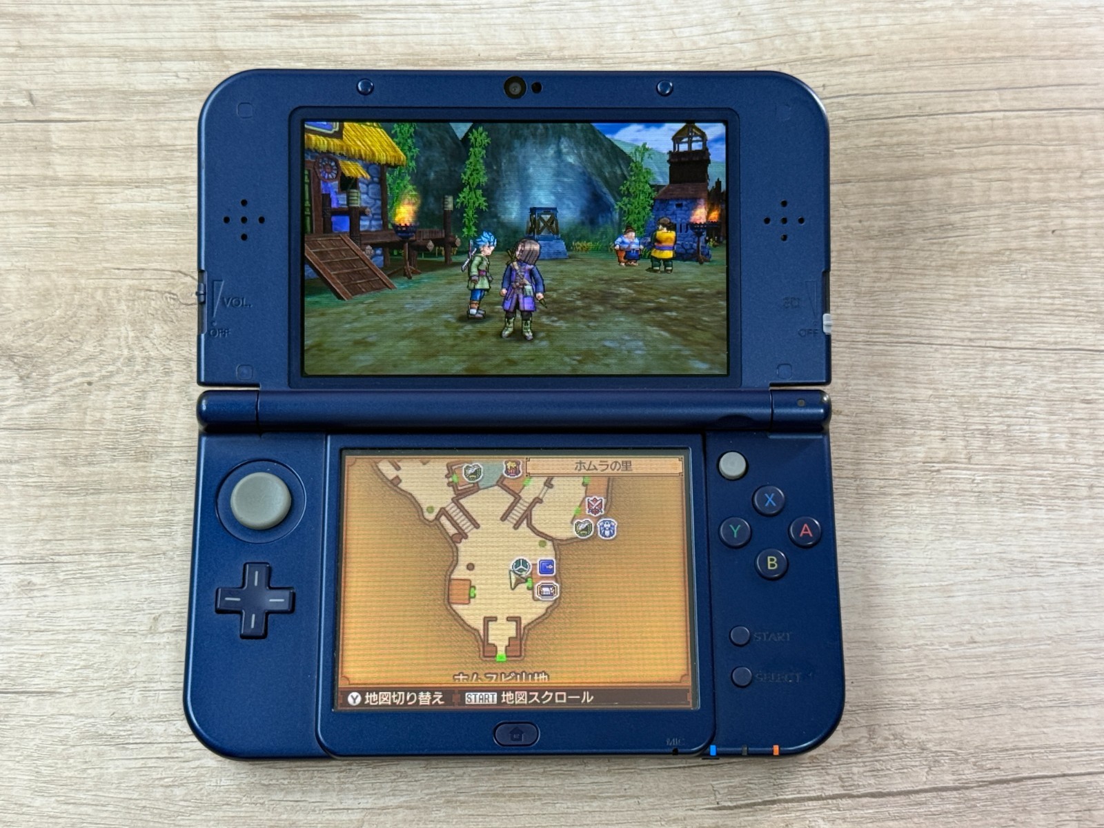 IPS Nintendo New 3DS XL Metallic Blue Console IPS Top Tested R5861
