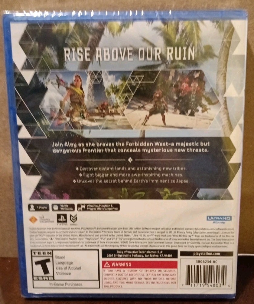 PS5 Horizon – Forbidden West – Playstation 5