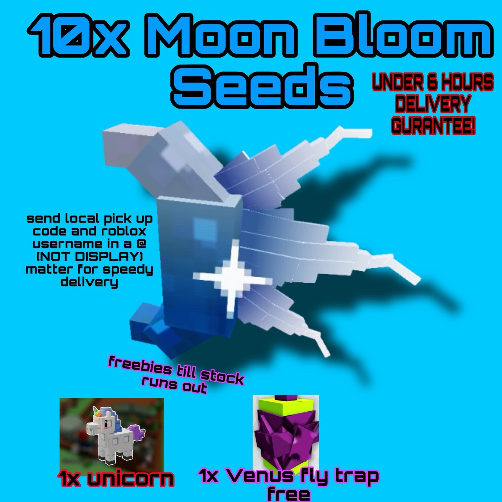 🔥Grow a Garden 2 Roblox✨10X MOON BLOOM | Fast & Easy