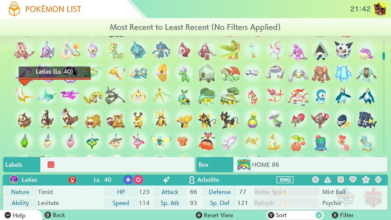 Pokémon HOME Gen 1-7 Shiny Living Dex All Pokedex up to Zeraora🔥Custom